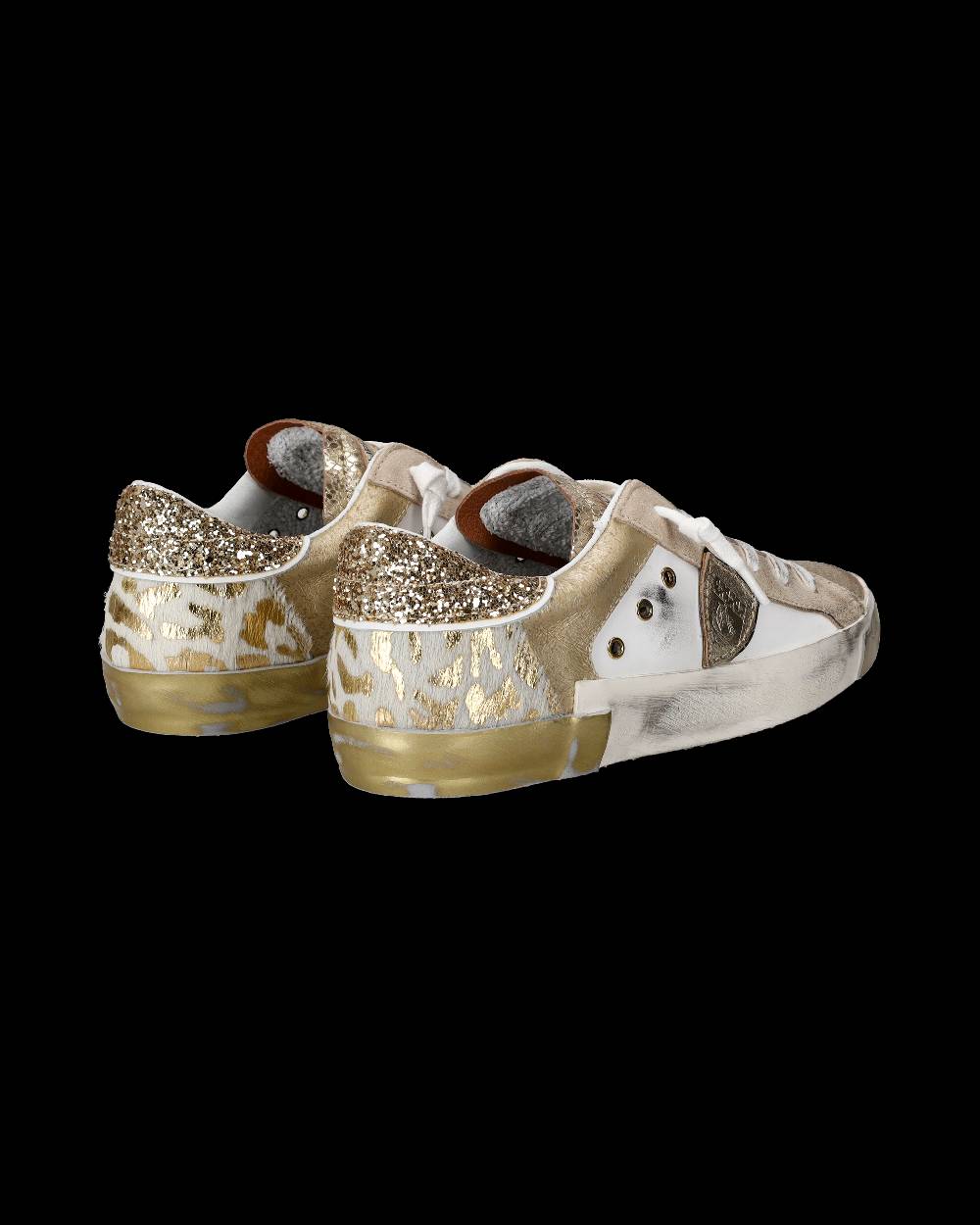 Philippe Model Sneaker bassa PRSX donna - bianco e oro ACQUISTA ORA