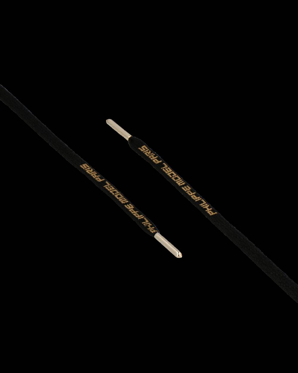 Philippe Model Lacci da Donna Oro Nero in Cotone Promozione temporanea