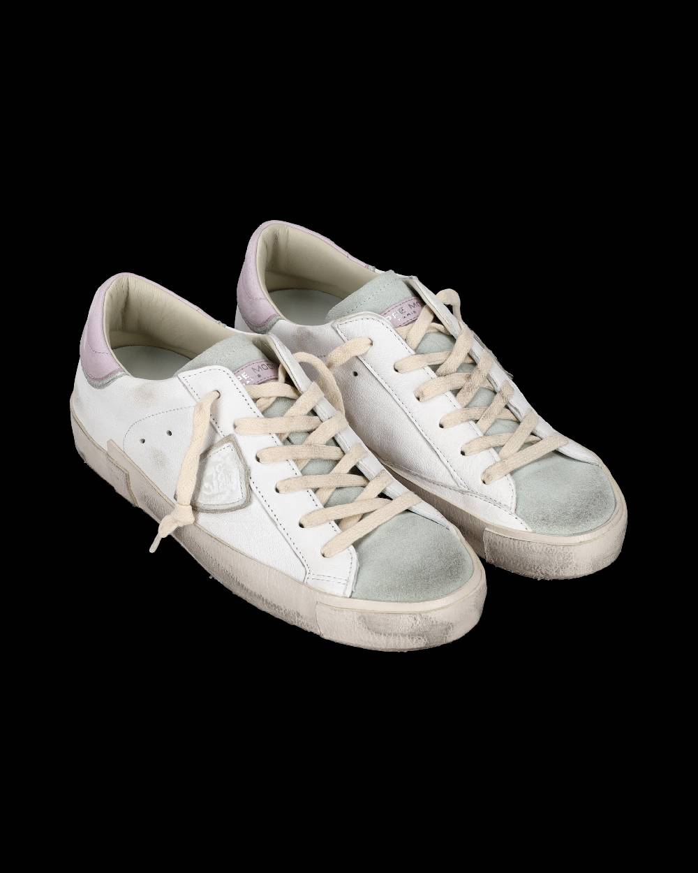 Philippe Model Sneaker bassa PRSX donna - bianco, verde acqua e rosa Only for today