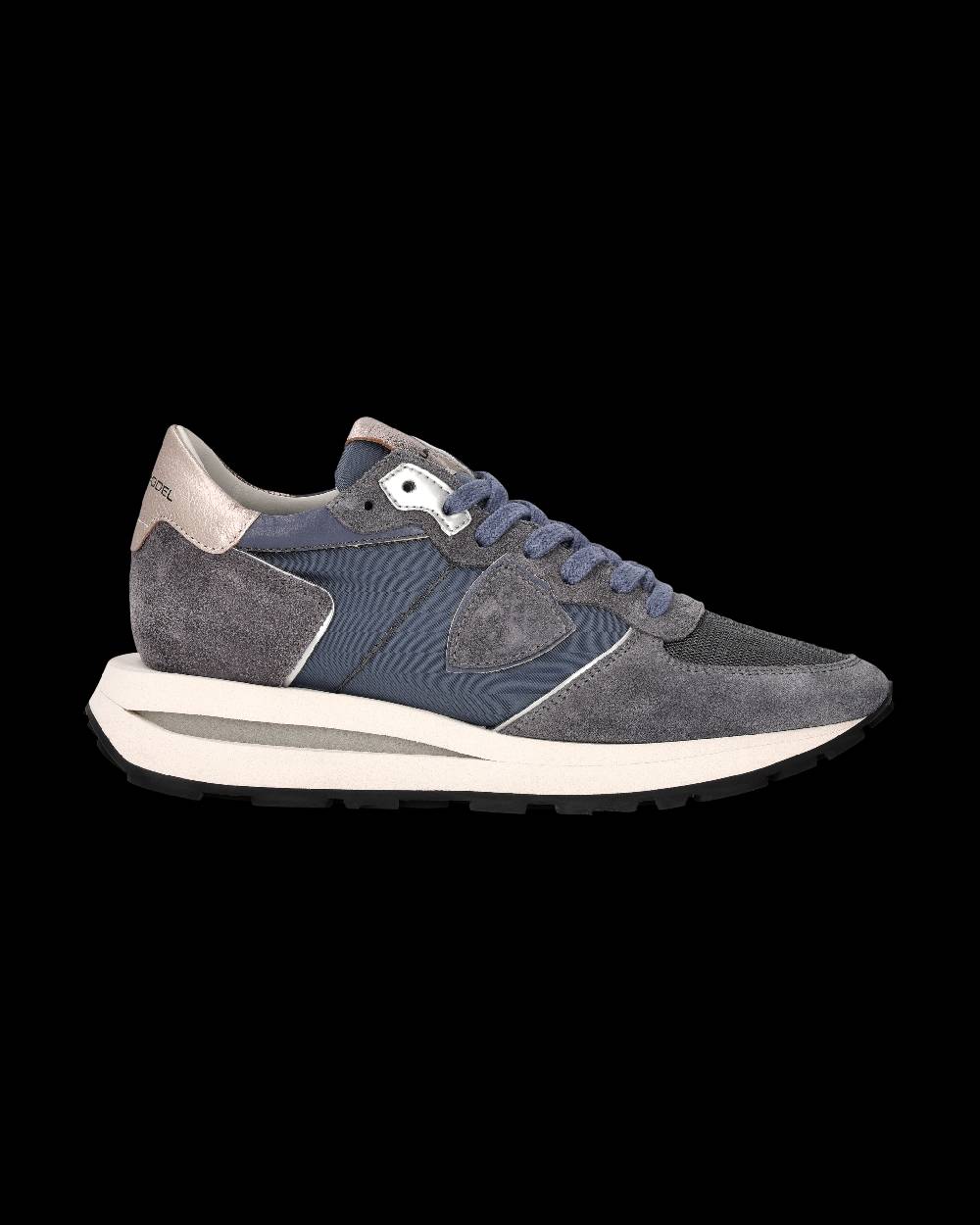 Philippe Model Sneaker Tropez Haute Donna, Denim Sostegno trimestrale