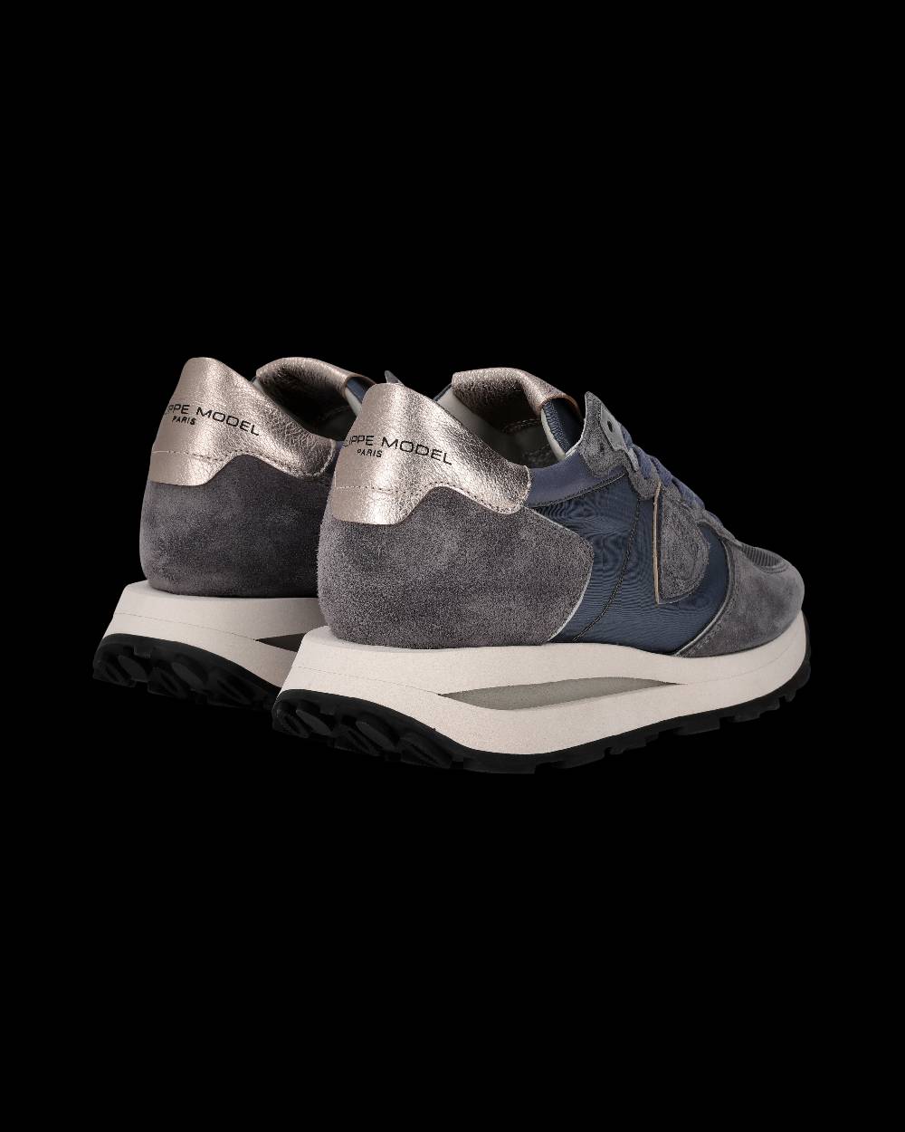 Philippe Model Sneaker Tropez Haute Donna, Denim Sostegno trimestrale