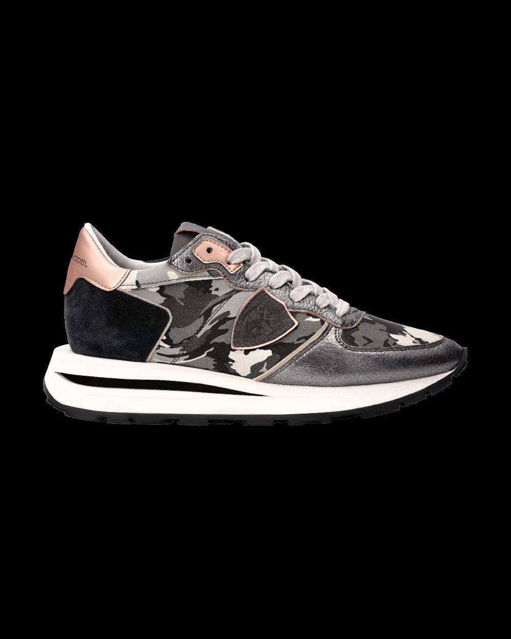 Philippe Model Sneaker Tropez Haute Donna, Antracite Fino al 55% di sconto