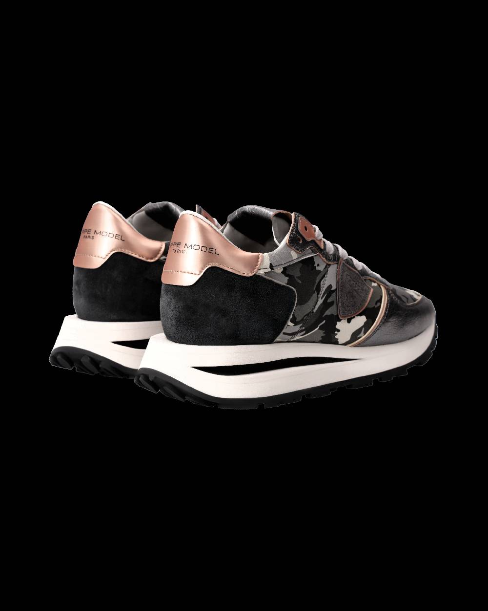 Philippe Model Sneaker Tropez Haute Donna, Antracite Fino al 55% di sconto