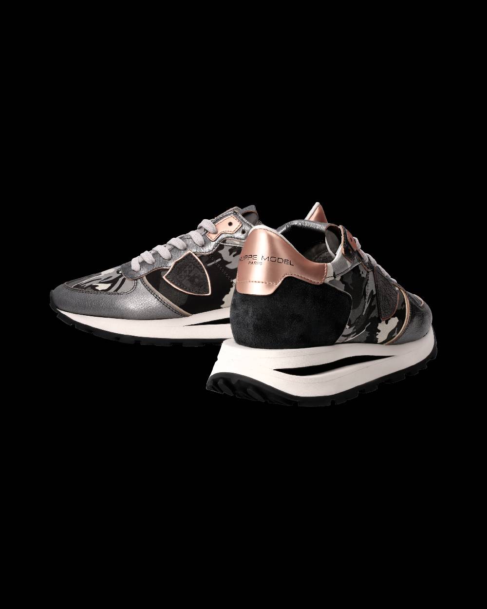 Philippe Model Sneaker Tropez Haute Donna, Antracite Fino al 55% di sconto