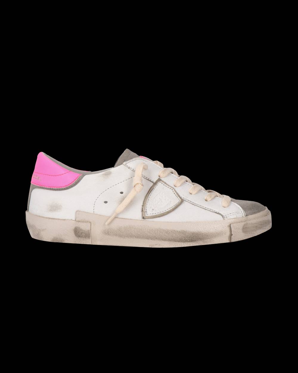 Philippe Model Sneaker Prsx Donna, Bianco e Fucsia Super sconto