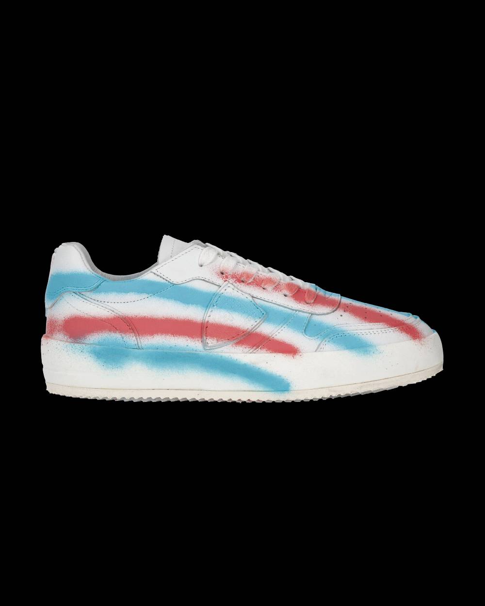 Philippe Model Sneaker bassa Nice donna - bianco, rosa e azzurro 50% di sconto con spedizione gratuita