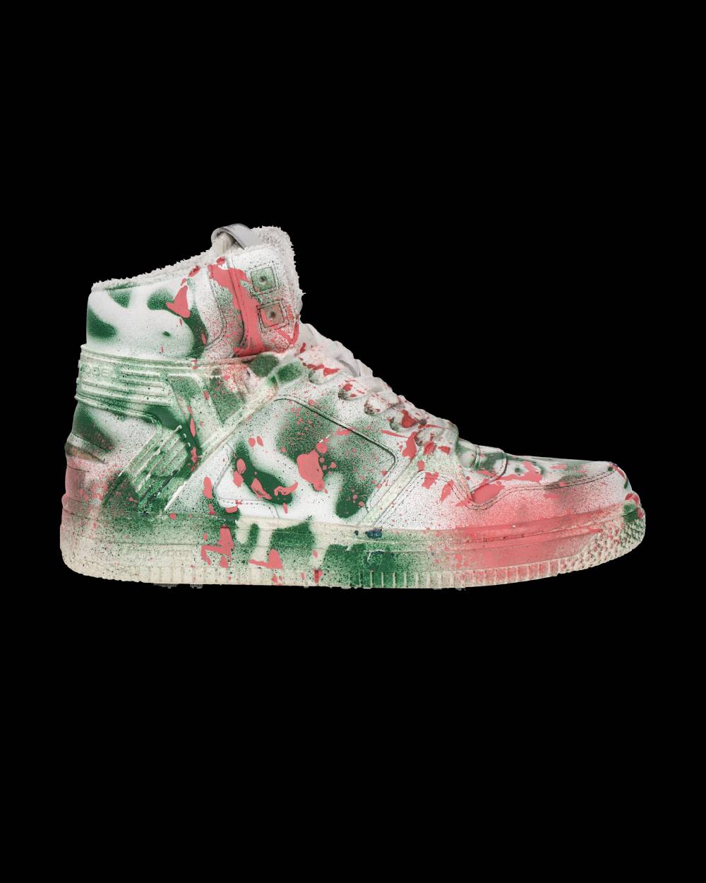 Philippe Model Sneaker mid La Grande donna - bianco, verde e rosa Black Friday Prezzi