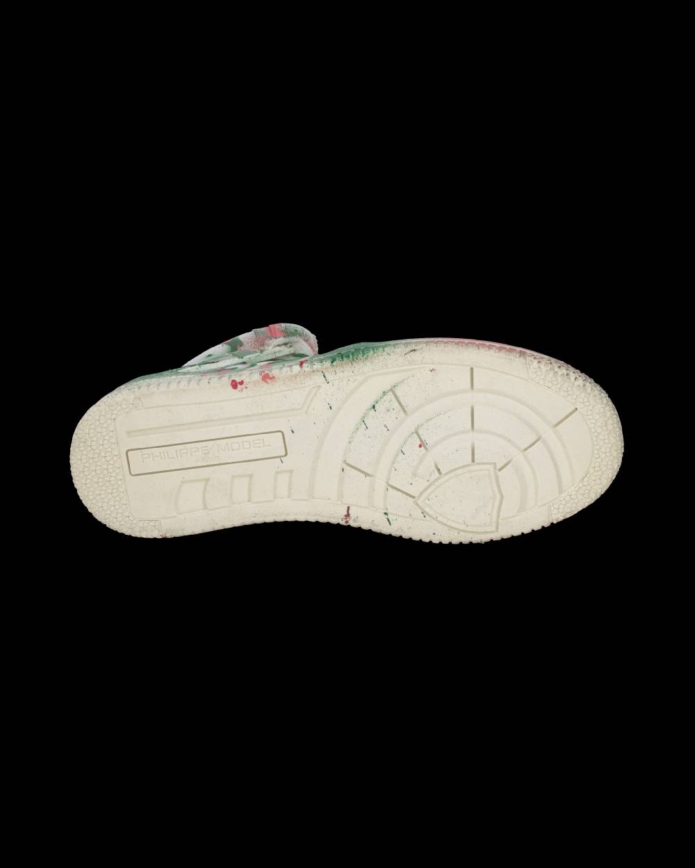 Philippe Model Sneaker mid La Grande donna - bianco, verde e rosa Black Friday Prezzi