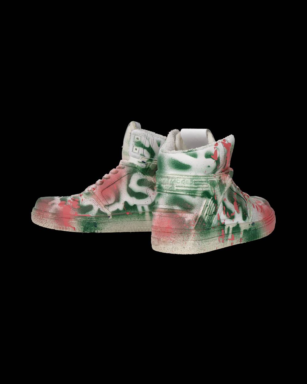 Philippe Model Sneaker mid La Grande donna - bianco, verde e rosa Black Friday Prezzi