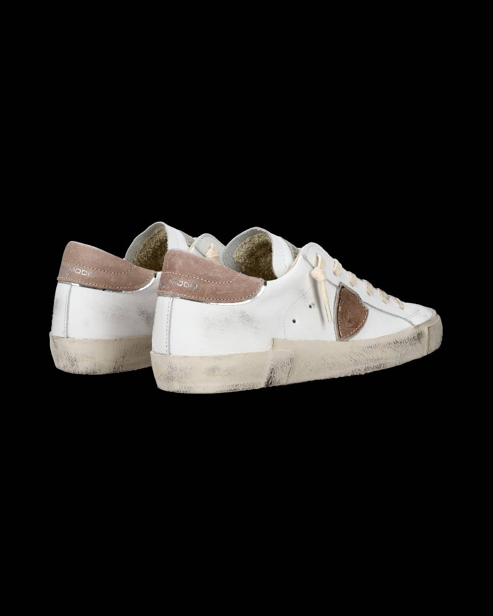 Philippe Model Sneaker casual Prsx da donna in pelle - Bianco e giallo Sconti questo mese