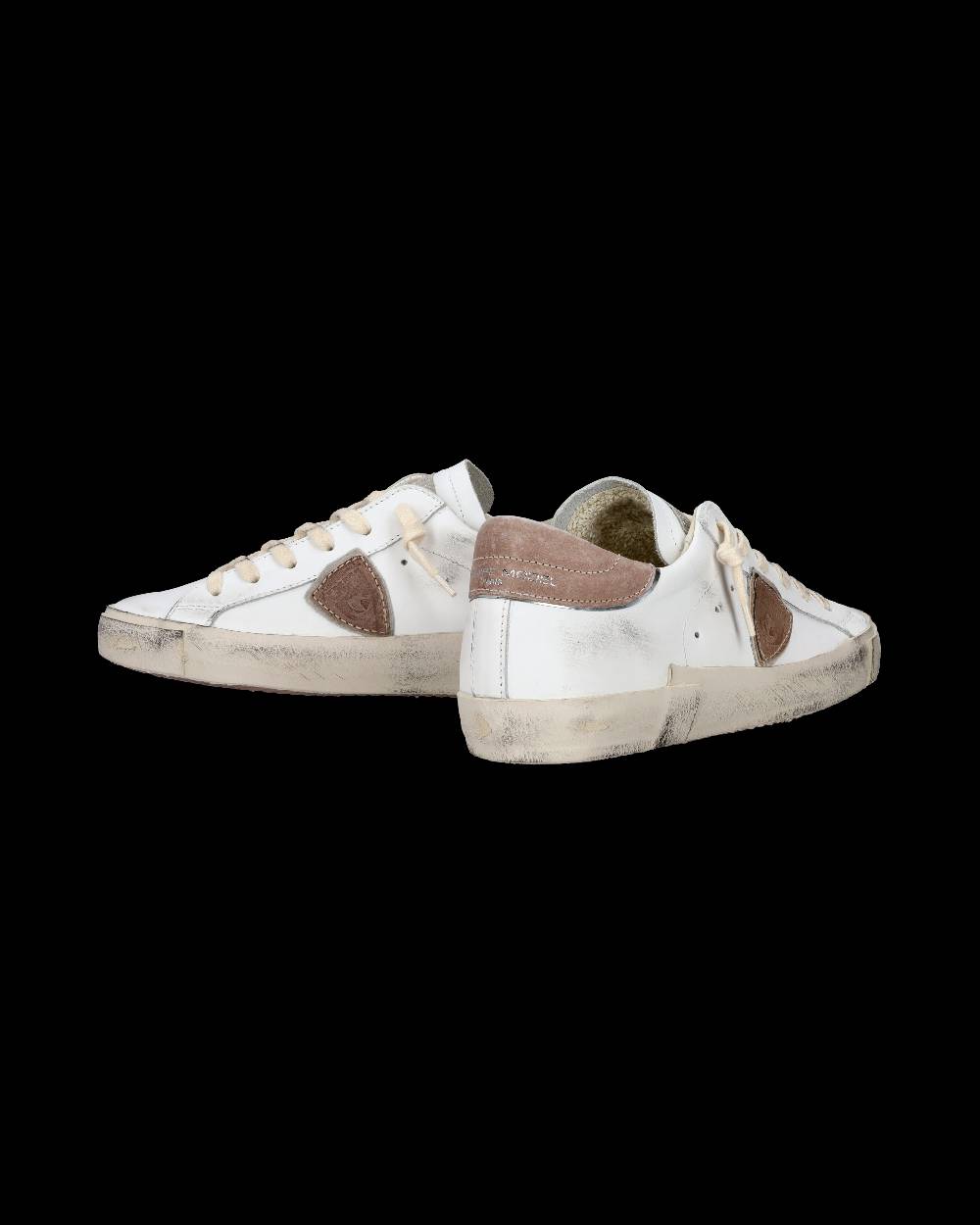 Philippe Model Sneaker casual Prsx da donna in pelle - Bianco e giallo Sconti questo mese