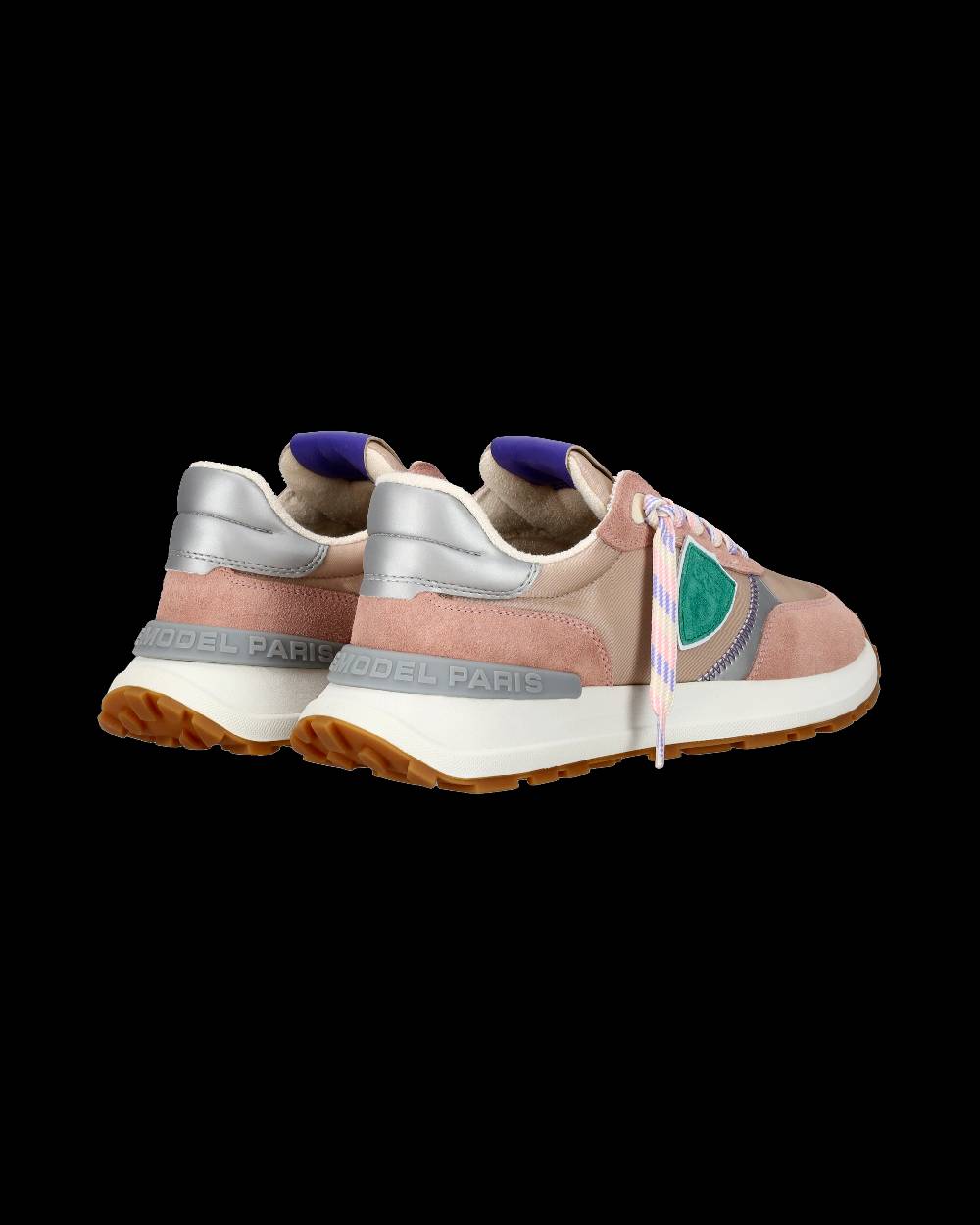 Philippe Model Sneaker sportive Antibes da donna in nylon e pelle - Rosa 2025