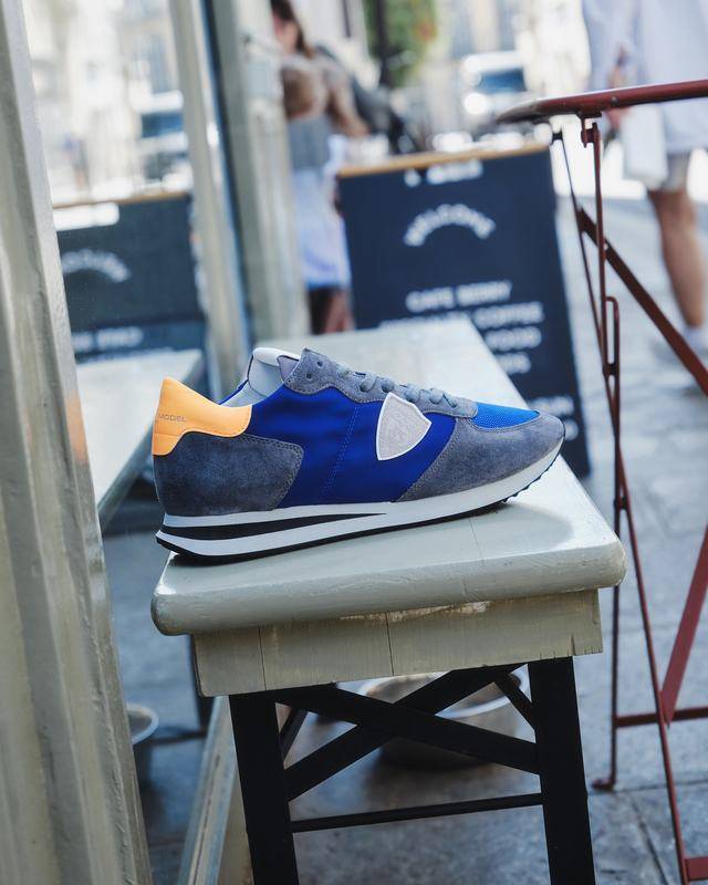 Philippe Model Sneaker basse Trpx uomo - bluette e grigio In Linea