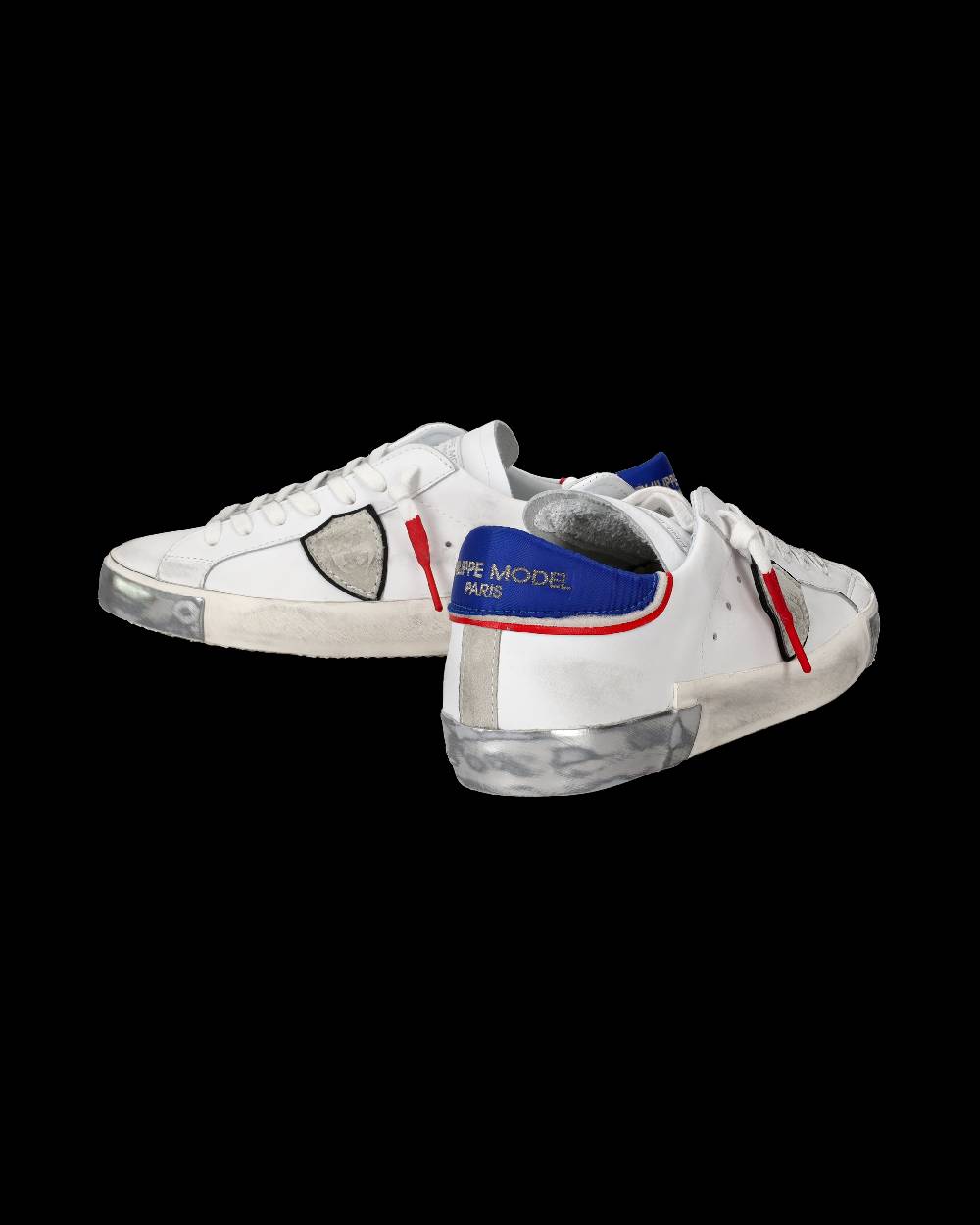 Philippe Model Sneaker basse Prsx uomo - bianco, blu e rosso Soddisfazione Garantita
