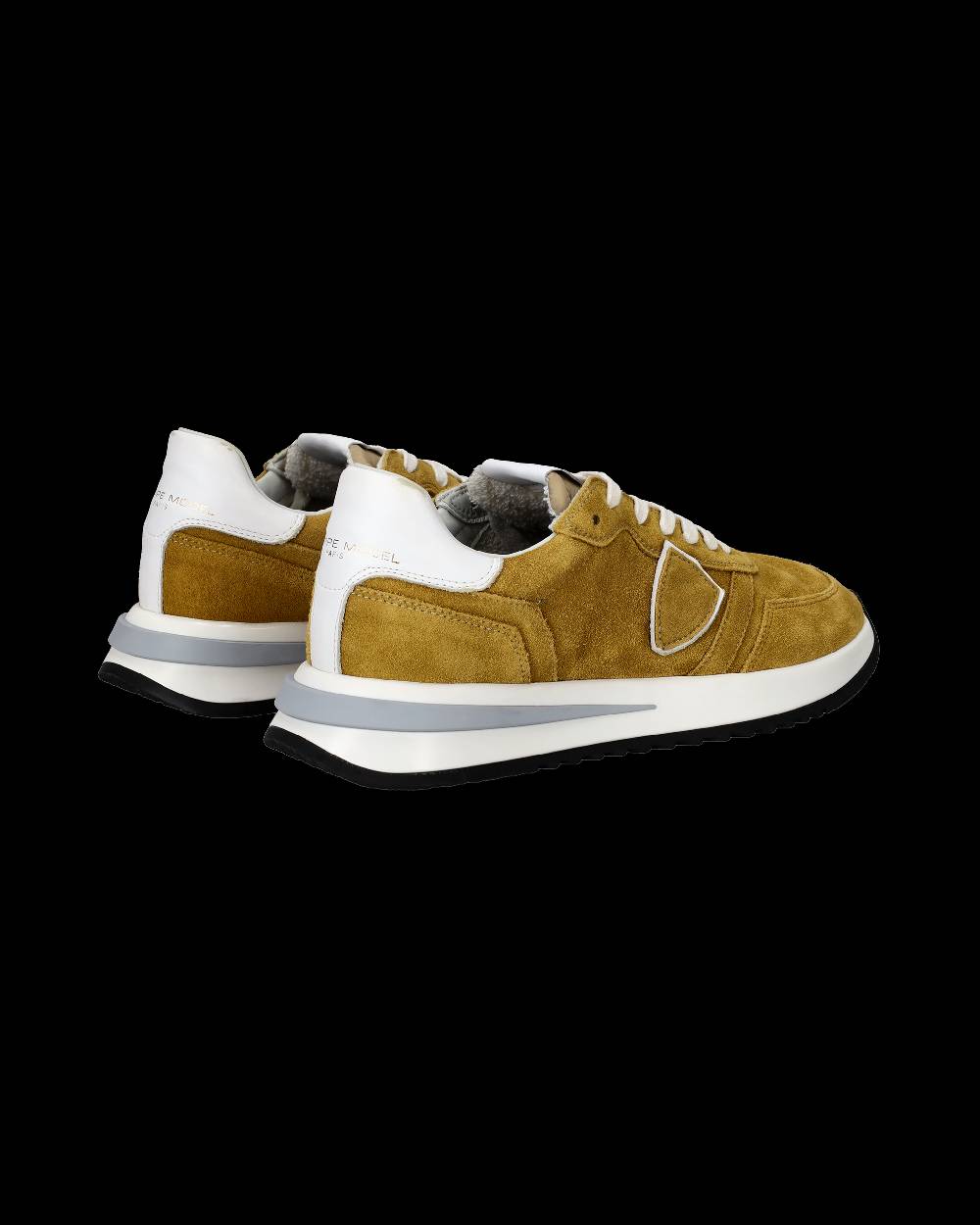 Philippe Model Sneakers Tropez 2.1 da Uomo Senape in Pelle Scamosciata Consegna Veloce