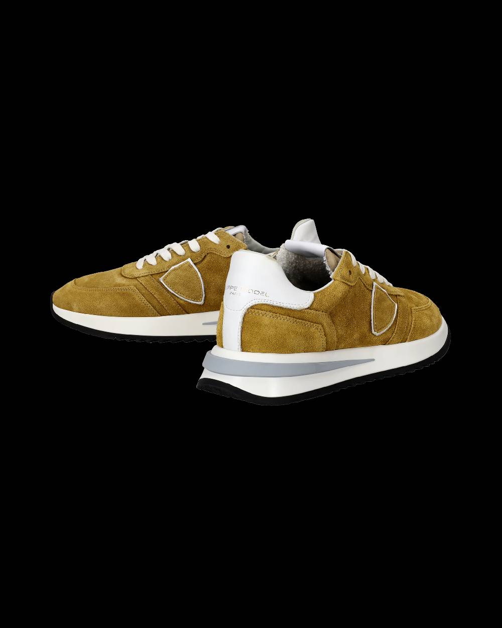 Philippe Model Sneakers Tropez 2.1 da Uomo Senape in Pelle Scamosciata Consegna Veloce