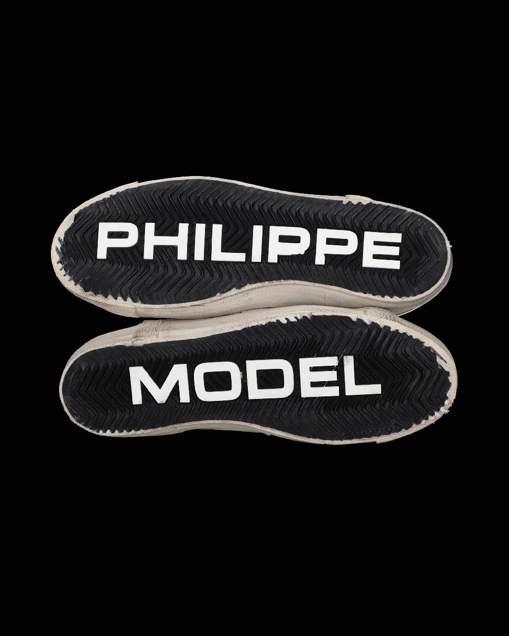 Philippe Model Sneaker basse Paris uomo - bianco e rosa Sottocosto