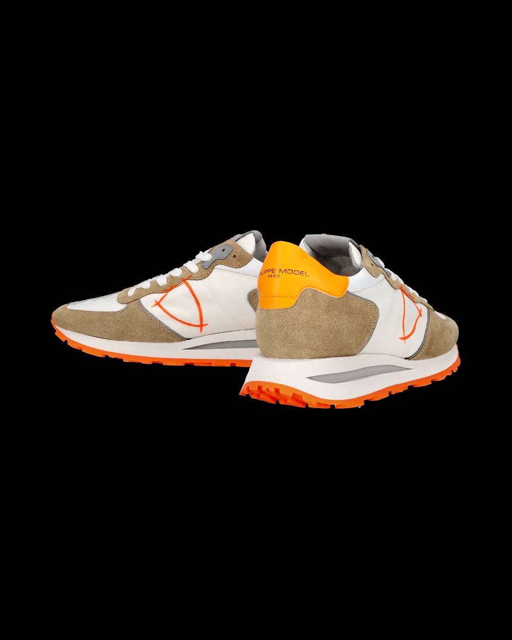Philippe Model Sneaker basse Tropez Haute uomo - bianco e arancio Economico
