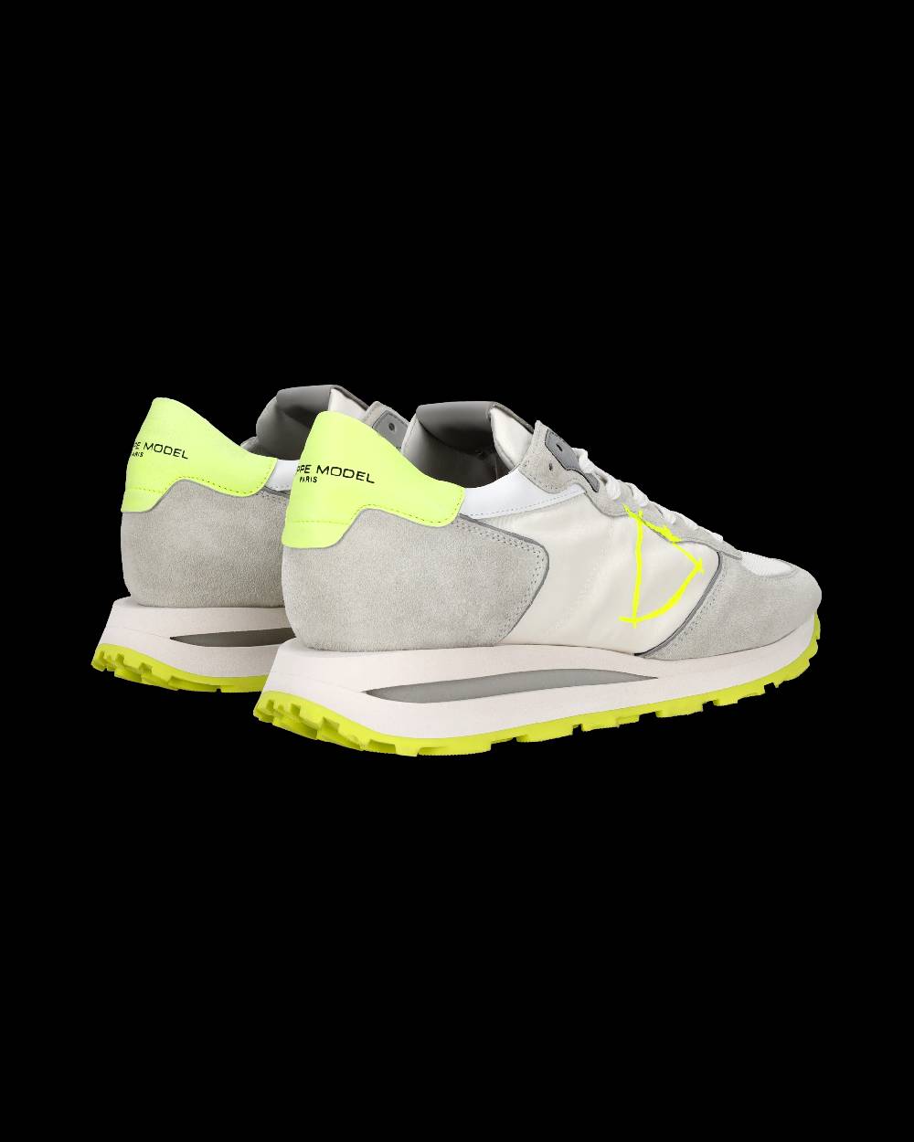 Philippe Model Sneaker basse Tropez Haute uomo - bianco e giallo Online