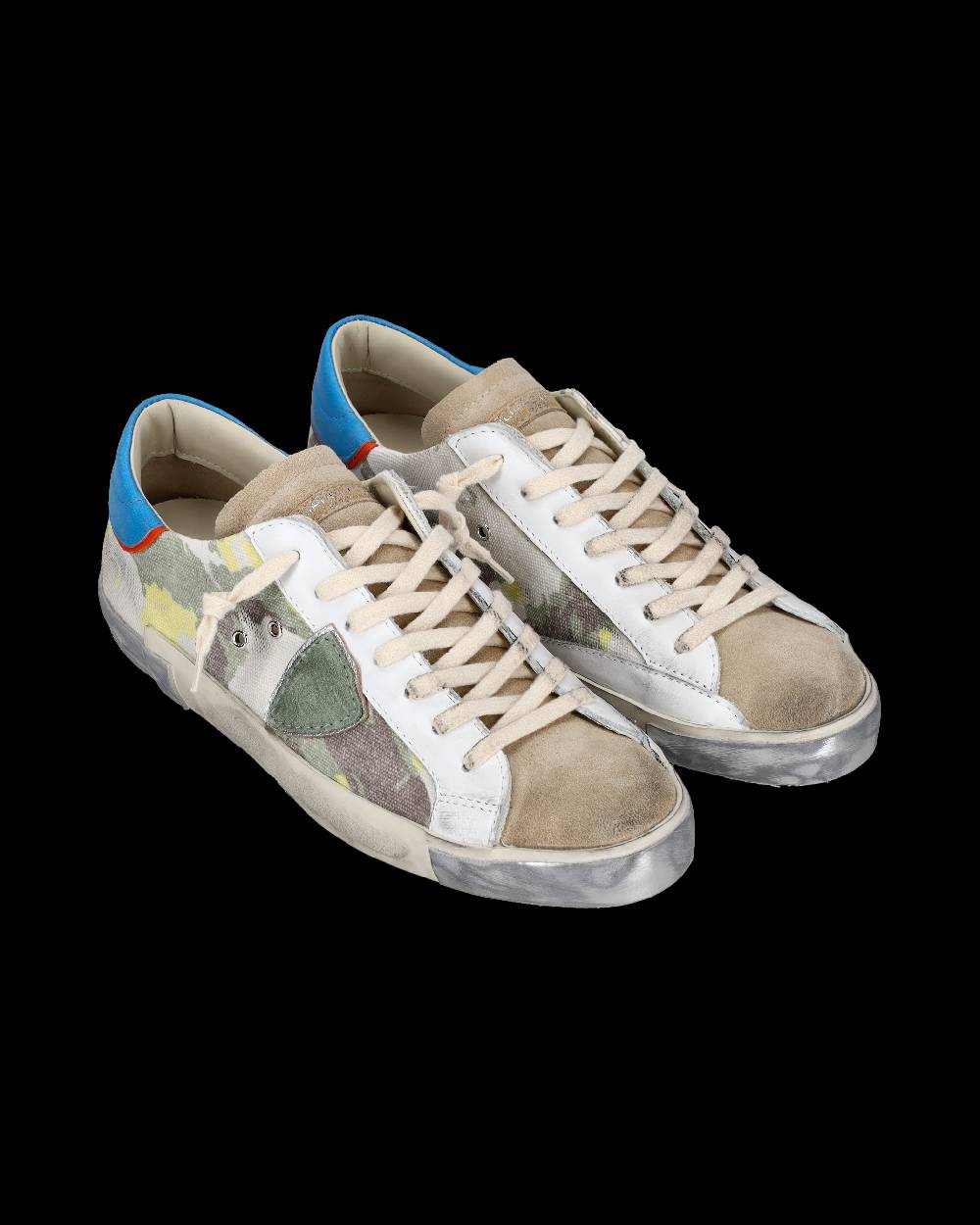 Philippe Model Sneaker basse Prsx uomo - verde e bluette Vendita Calda