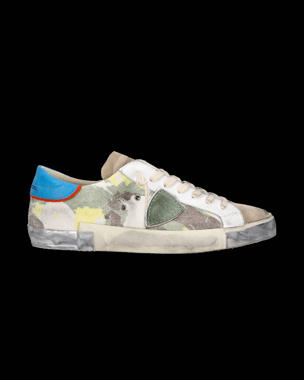 Philippe Model Sneaker basse Prsx uomo - verde e bluette Vendita Calda