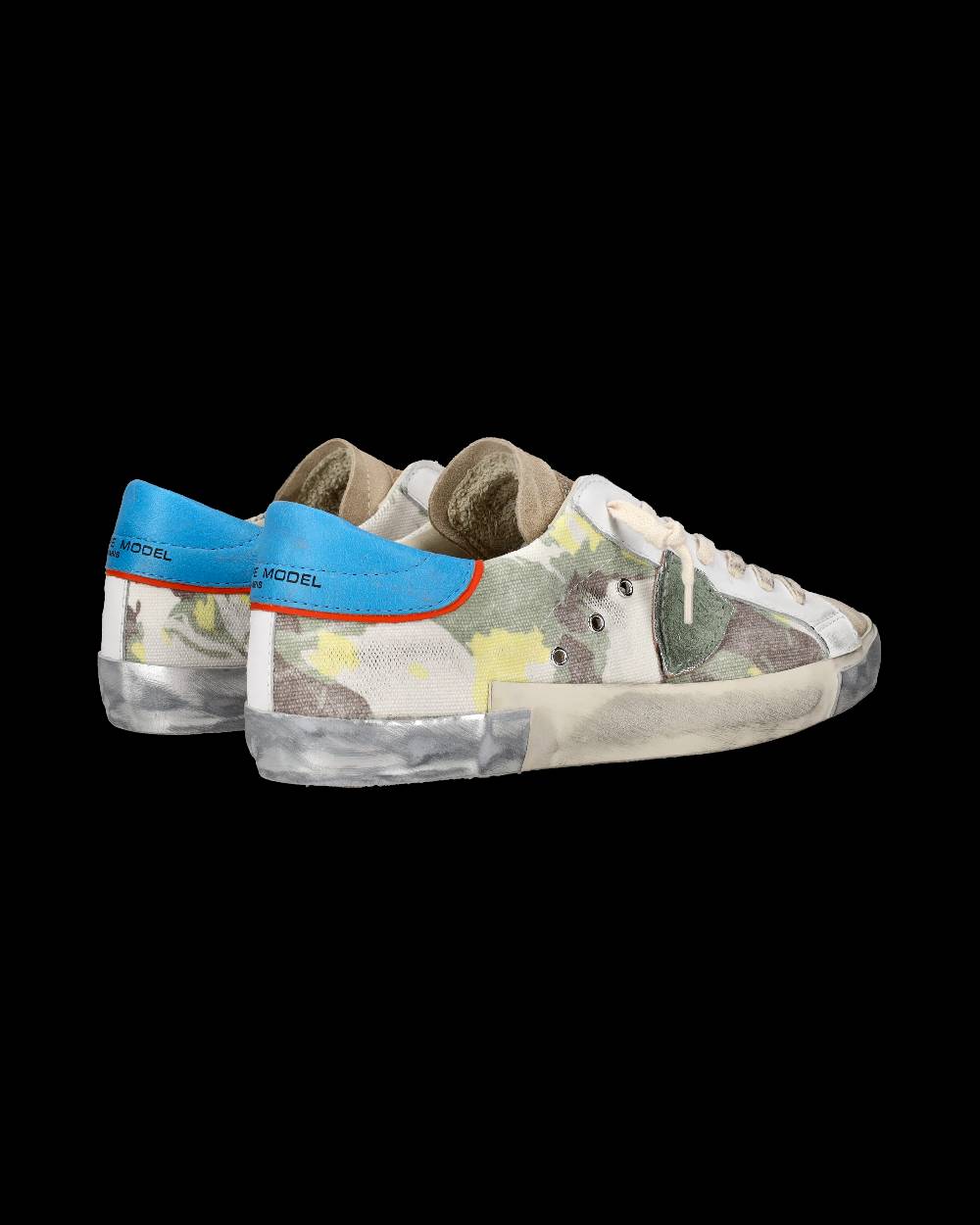 Philippe Model Sneaker basse Prsx uomo - verde e bluette Vendita Calda