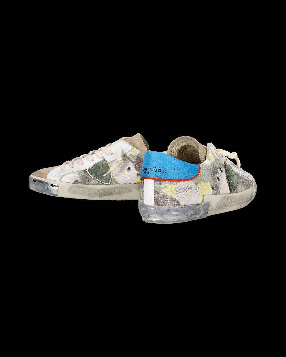 Philippe Model Sneaker basse Prsx uomo - verde e bluette Vendita Calda