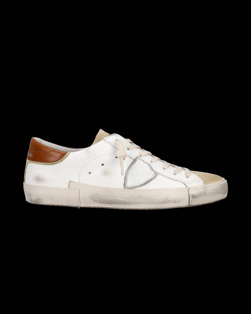 Philippe Model Sneaker basse Prsx uomo - beige e marrone Saldi Di Fabbrica