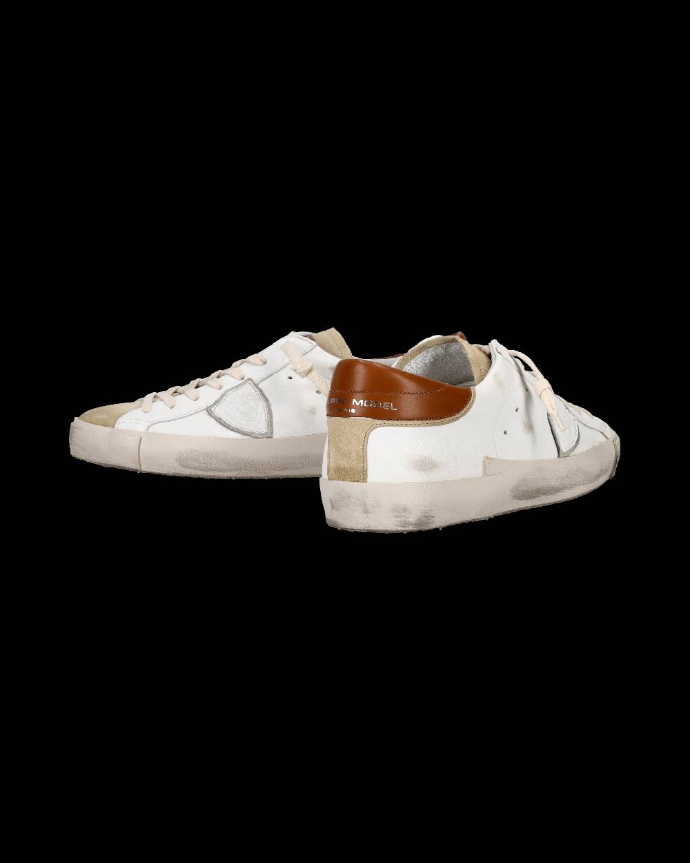 Philippe Model Sneaker basse Prsx uomo - beige e marrone Saldi Di Fabbrica