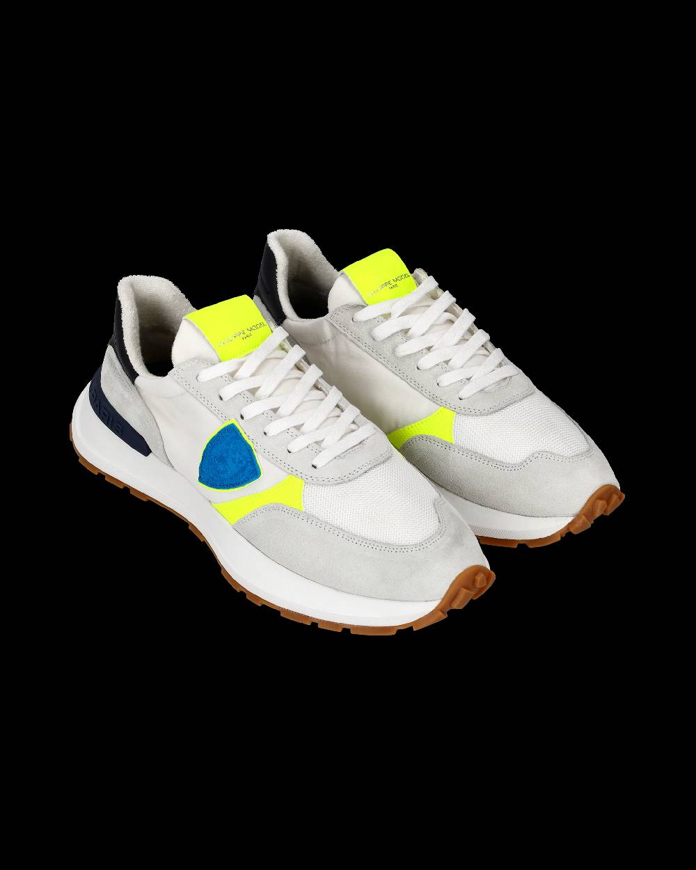 Philippe Model Sneakers Antibes Bianche Uomo in Tessuto Tecnico Moda
