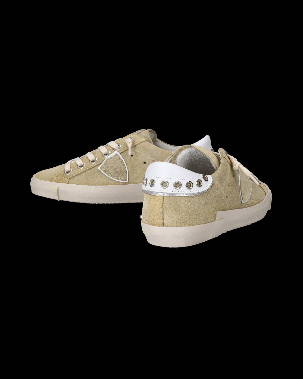 Philippe Model Sneakers Prsx da Donna Beige in Pelle Scamosciata Offerta speciale
