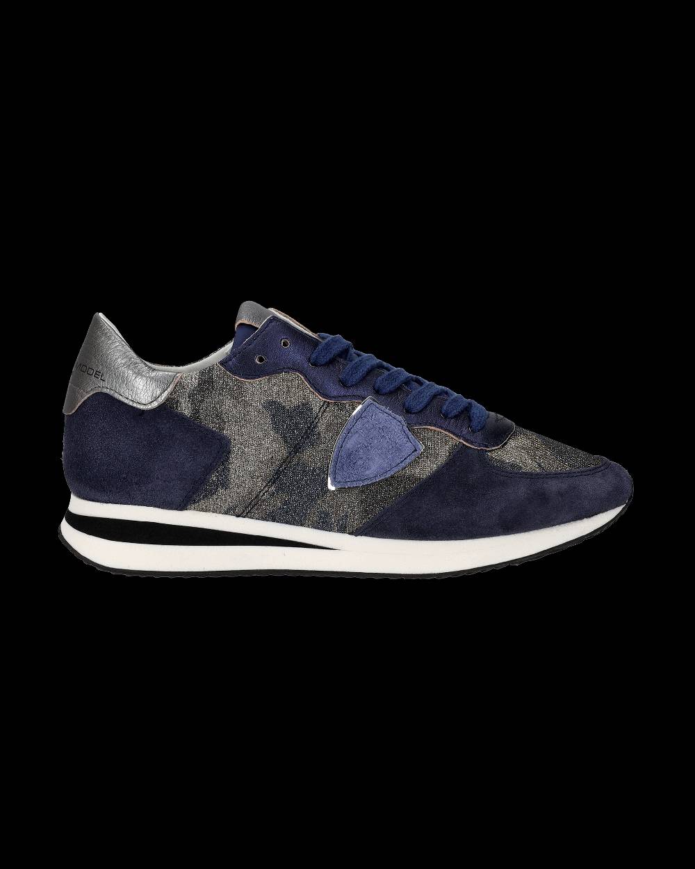 Philippe Model Sneaker basse Trpx donna - camouflage e blue Comprare a buon mercato