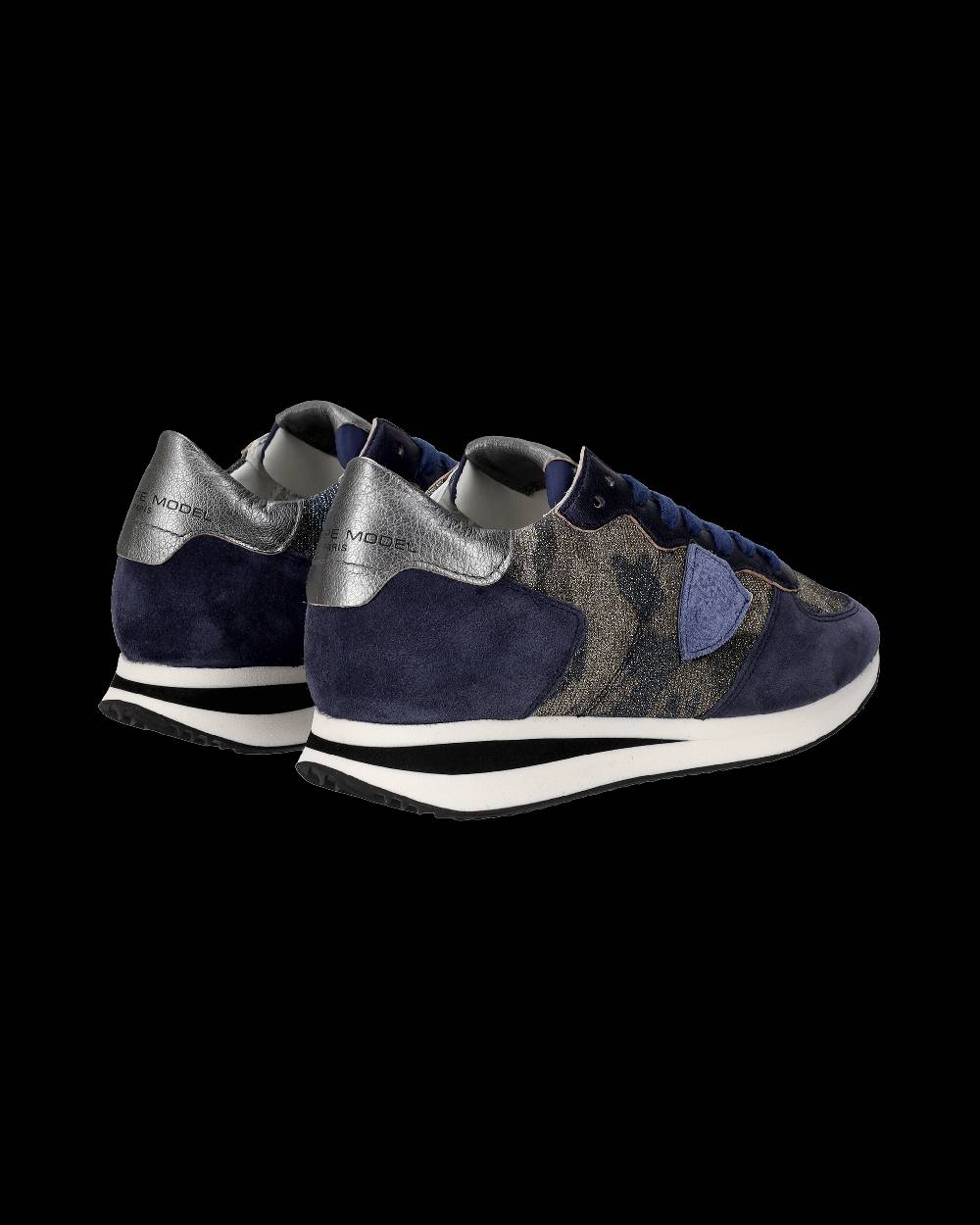 Philippe Model Sneaker basse Trpx donna - camouflage e blue Comprare a buon mercato