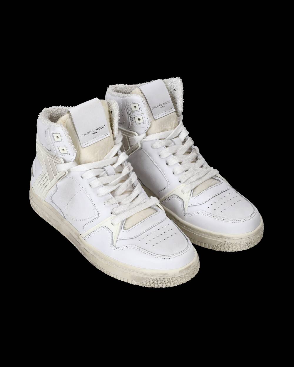 Philippe Model Sneakers Alte La Grande da Donna Bianche in Pelle Offerta Giorno del Papà