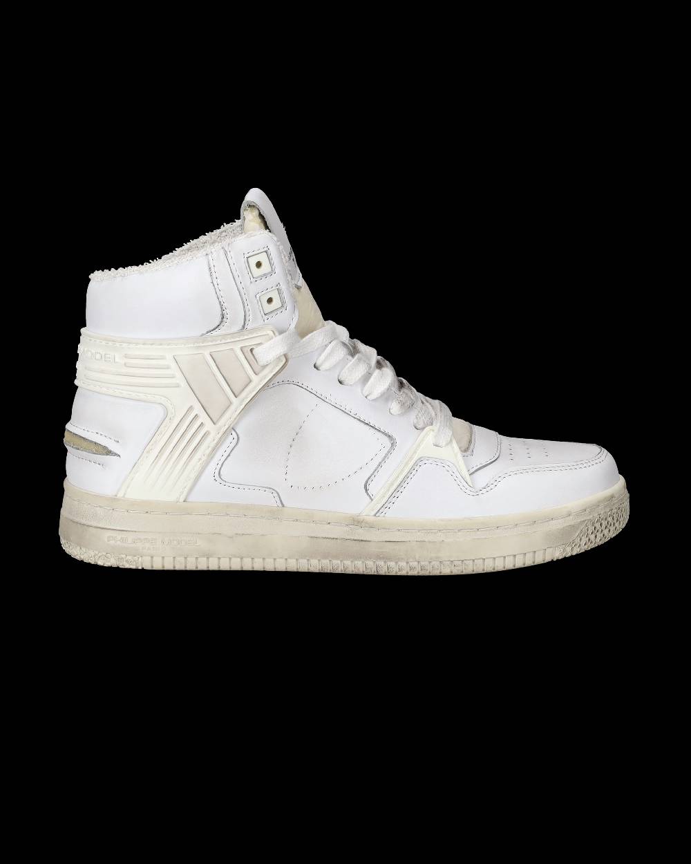 Philippe Model Sneakers Alte La Grande da Donna Bianche in Pelle Offerta Giorno del Papà