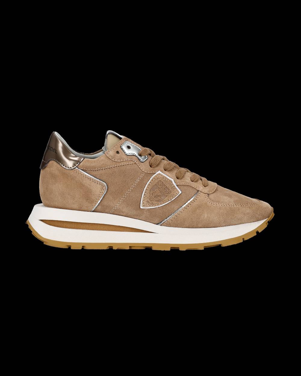 Philippe Model Sneaker basse Tropez Haute donna - marrone Vendita calda
