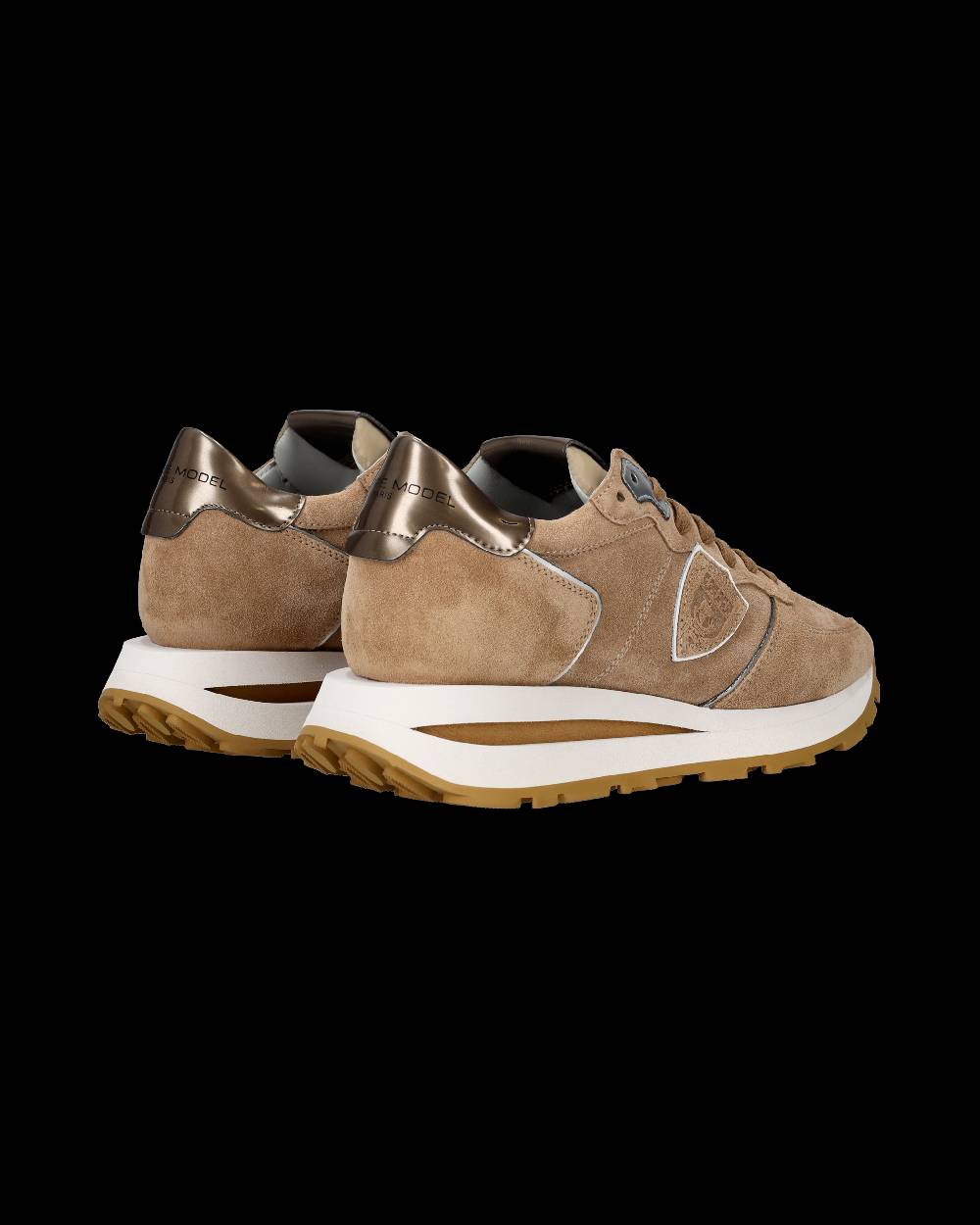 Philippe Model Sneaker basse Tropez Haute donna - marrone Vendita calda