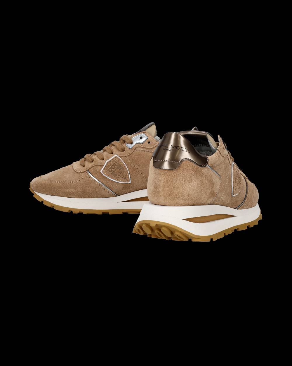 Philippe Model Sneaker basse Tropez Haute donna - marrone Vendita calda