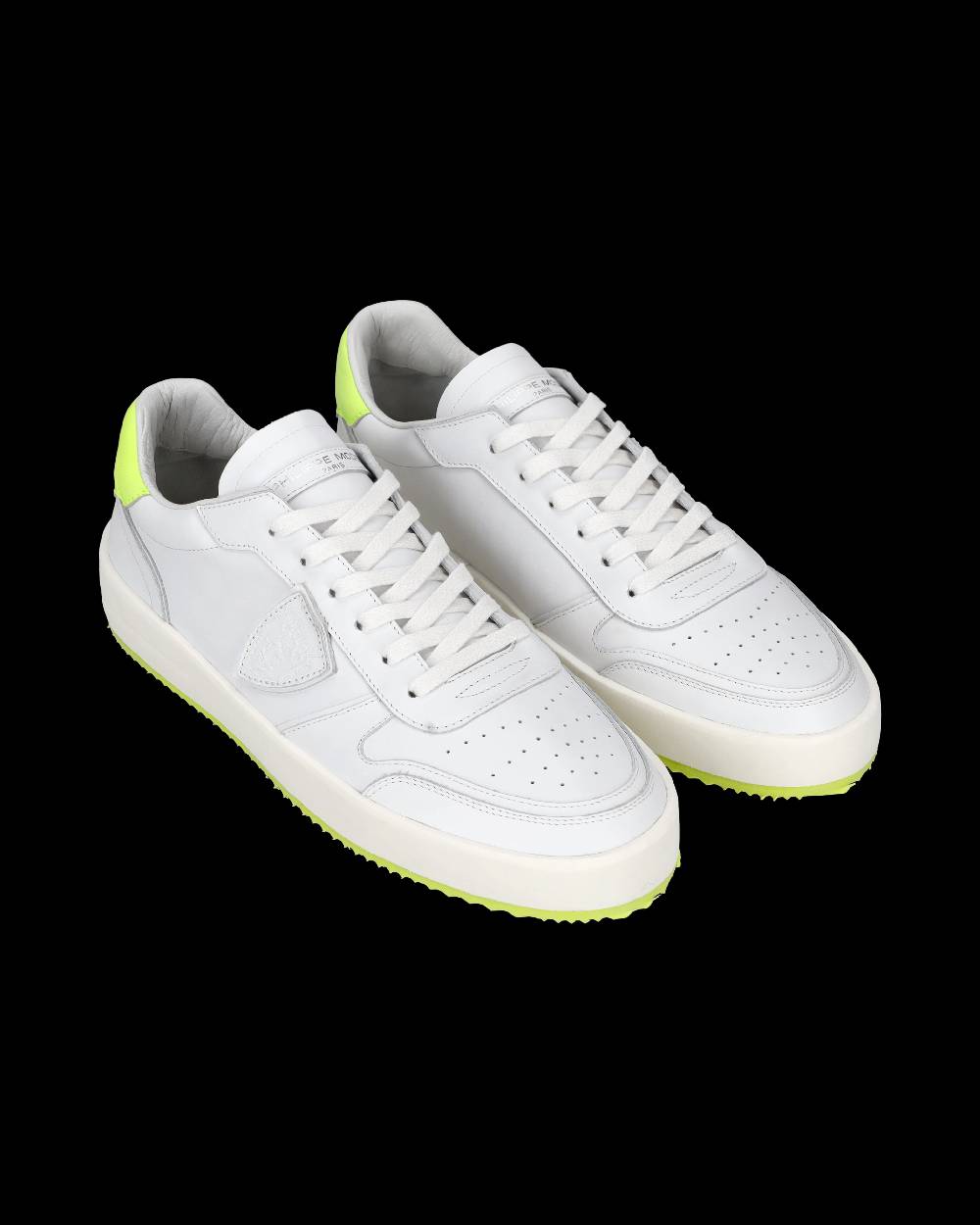 Philippe Model Sneaker bassa Nice uomo - bianco e giallo fluo Comprane uno, ottenene uno gratis