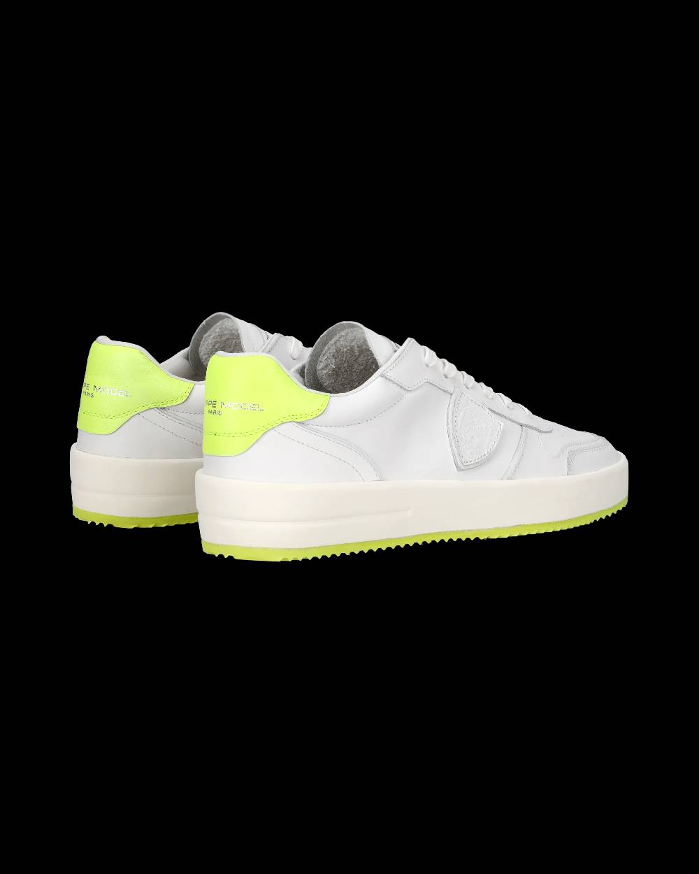 Philippe Model Sneaker bassa Nice uomo - bianco e giallo fluo Comprane uno, ottenene uno gratis