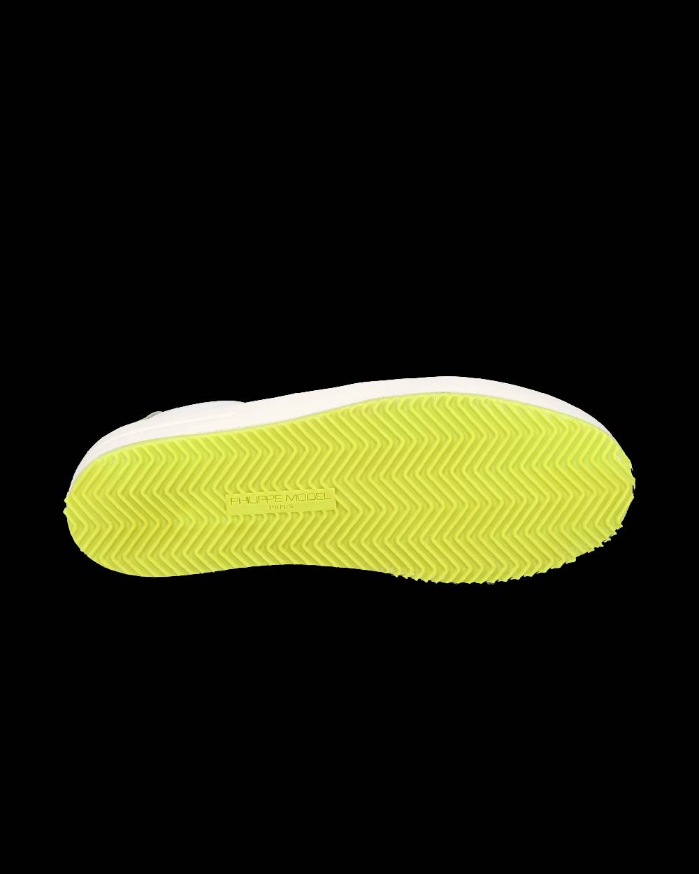 Philippe Model Sneaker bassa Nice uomo - bianco e giallo fluo Comprane uno, ottenene uno gratis