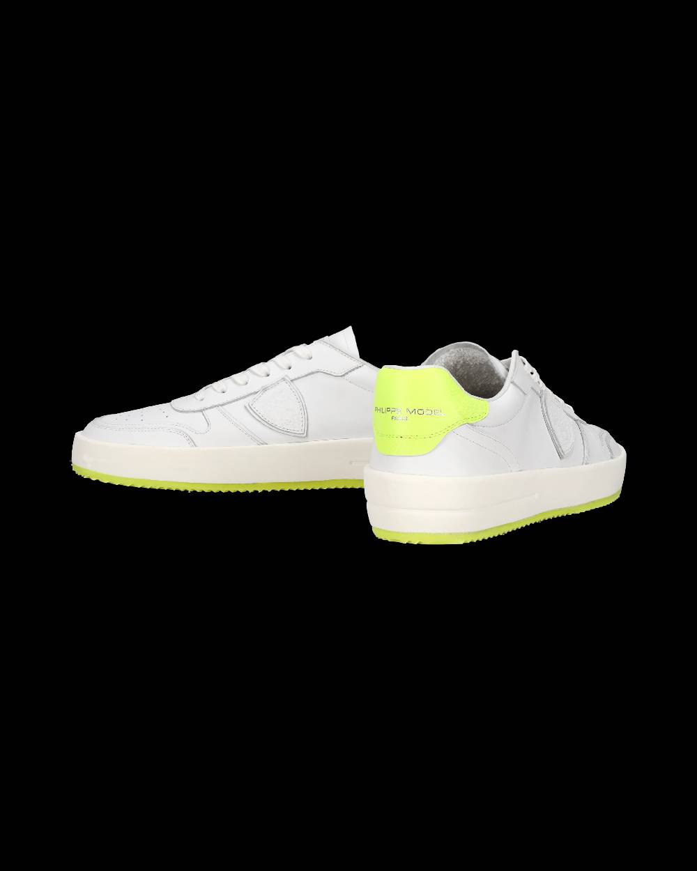 Philippe Model Sneaker bassa Nice uomo - bianco e giallo fluo Comprane uno, ottenene uno gratis