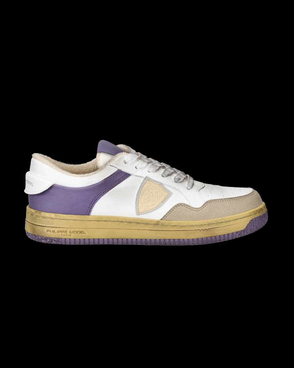 Philippe Model Sneakers Lyon da Donna con dettagli Glicine in Pelle Riciclata Sconti VIP