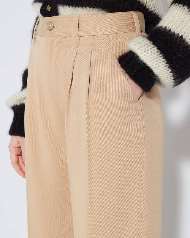 Philippe Model Pantaloni chino Colette da Donna Marroni in Cotone Promozione temporanea