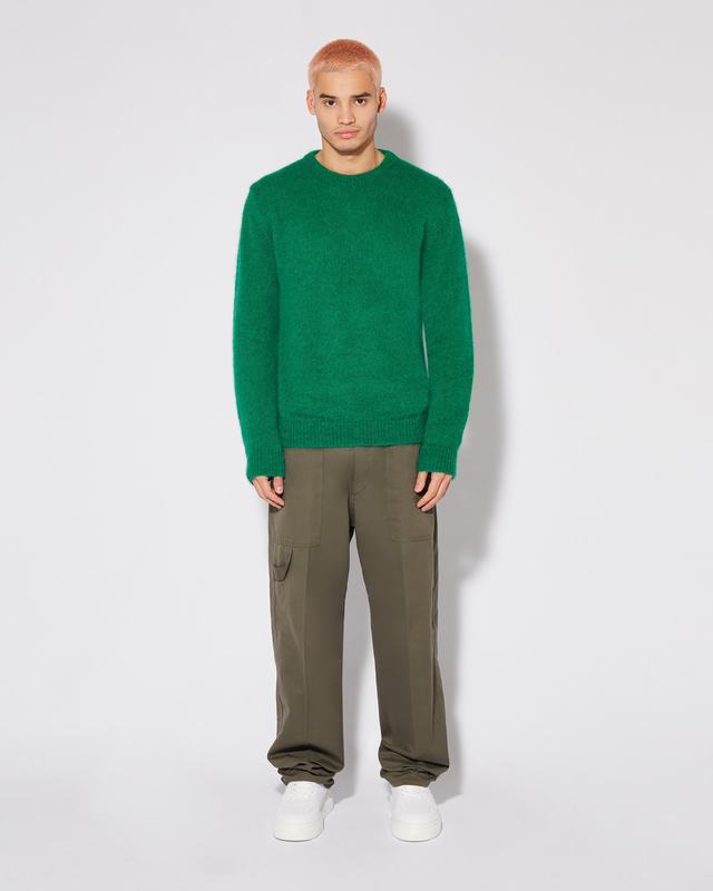 Philippe Model Felpa Rafael da Uomo Verde in Lana Mohair Super sconto