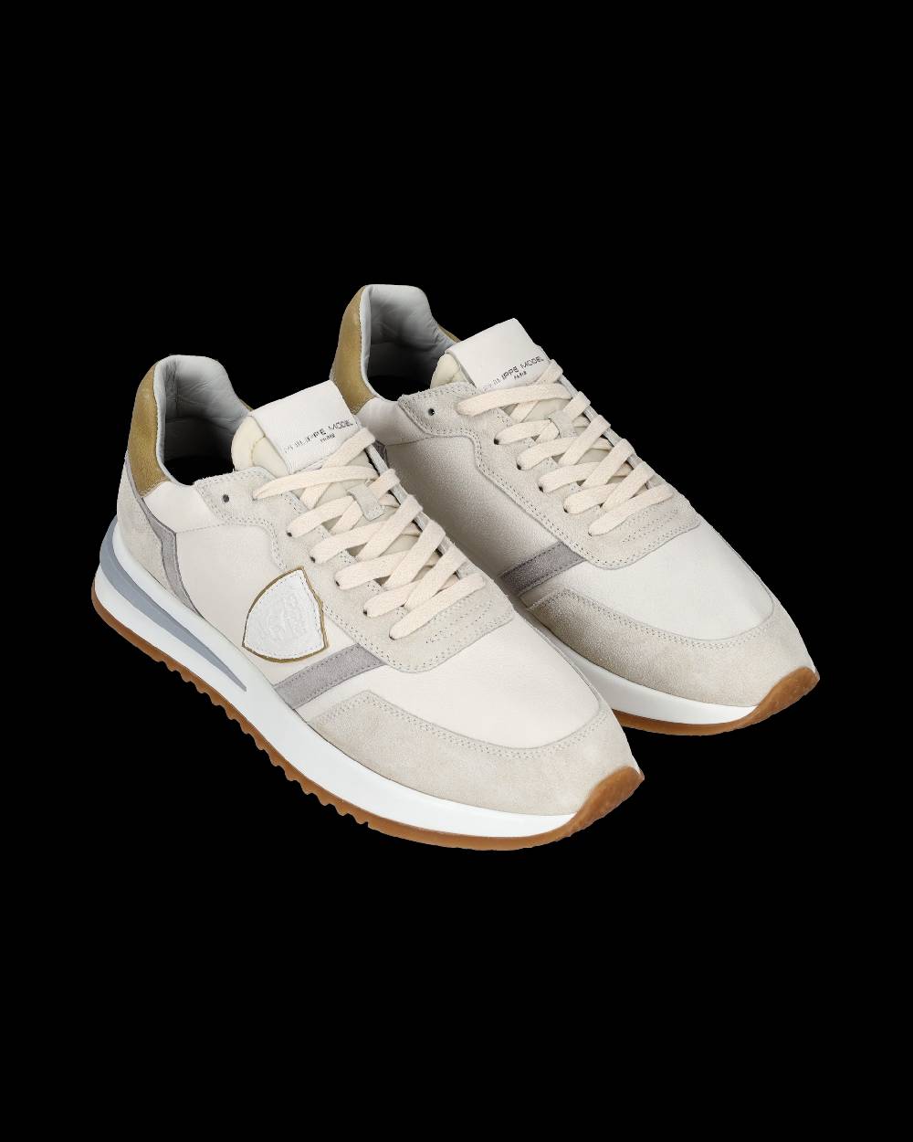 Philippe Model Sneaker bassa Tropez 2.1 uomo - bianco e senape Esporta salva