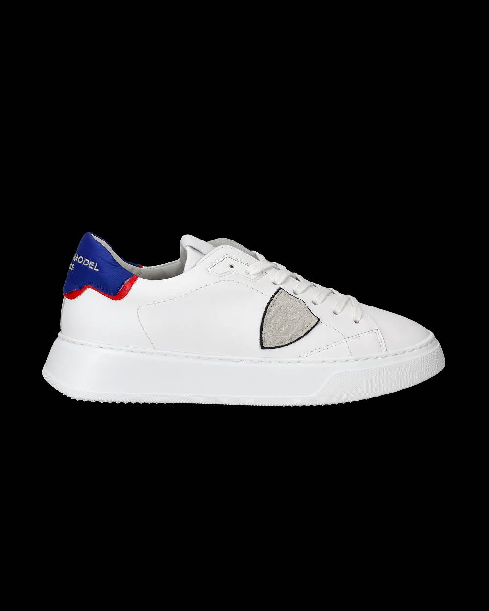 Philippe Model Sneaker bassa Temple uomo - bianco, rosso e blu Black Friday Prezzi