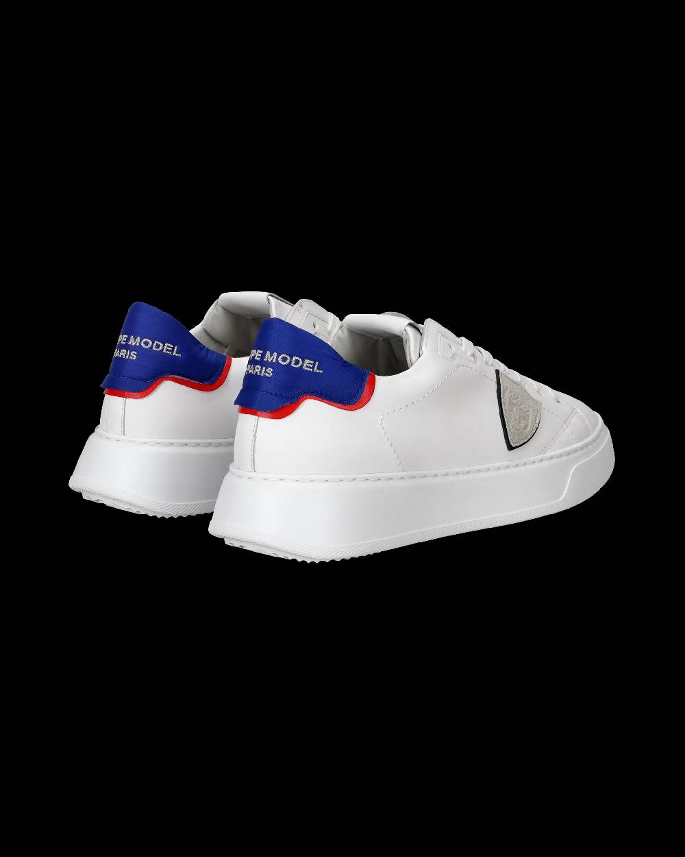 Philippe Model Sneaker bassa Temple uomo - bianco, rosso e blu Black Friday Prezzi