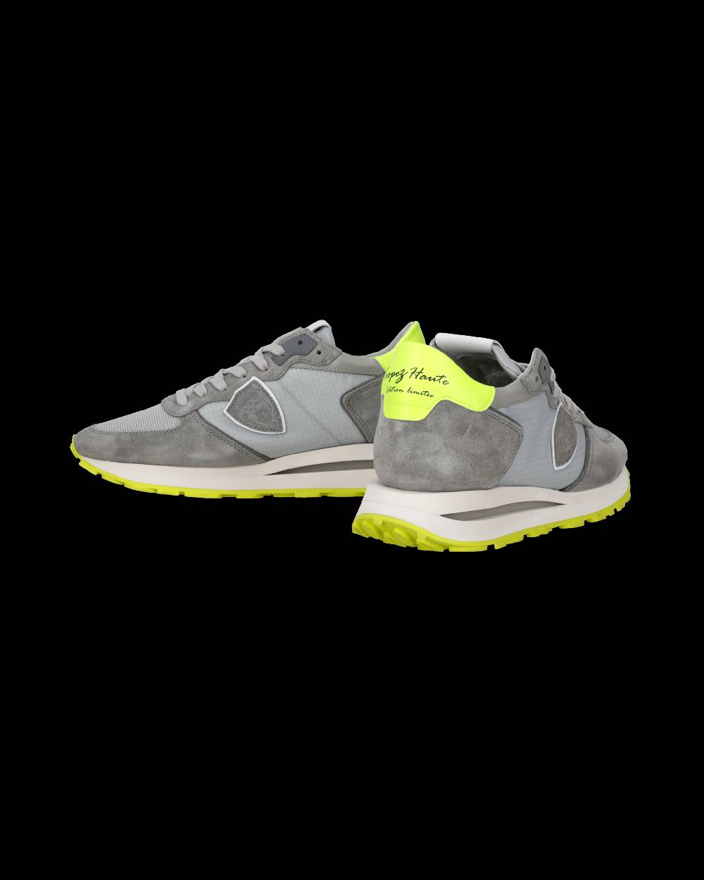 Philippe Model Sneaker basse Tropez Haute uomo - grigio e giallo In vendita
