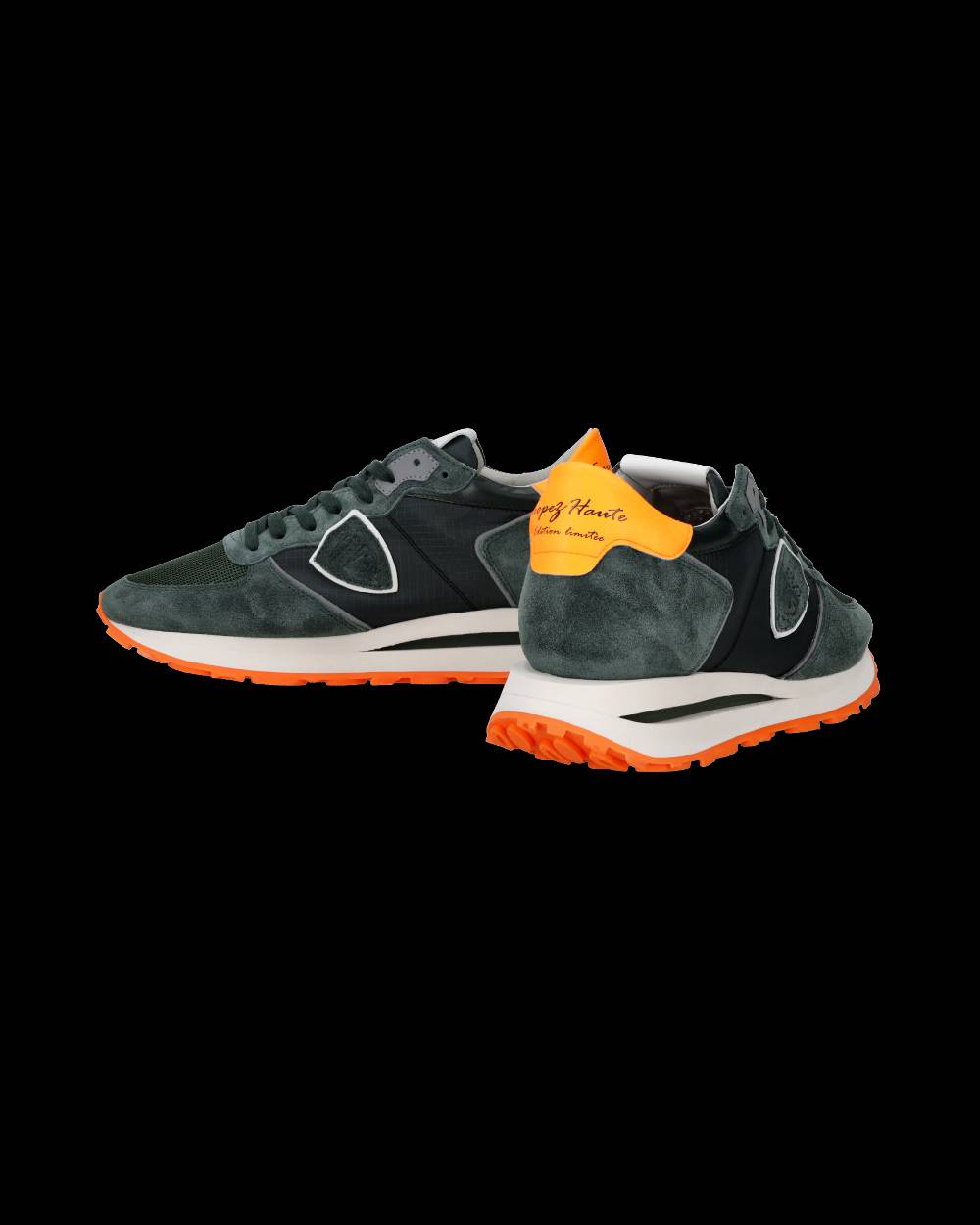 Philippe Model Sneaker basse Tropez Haute uomo - verde e arancione Duty-free